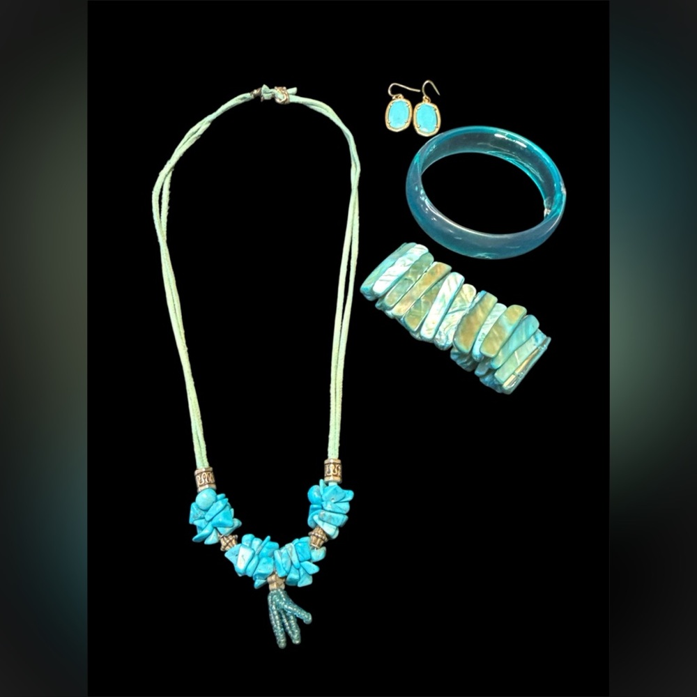 Source Unknown Turquoise Necklace Set - Picture 2 of 4